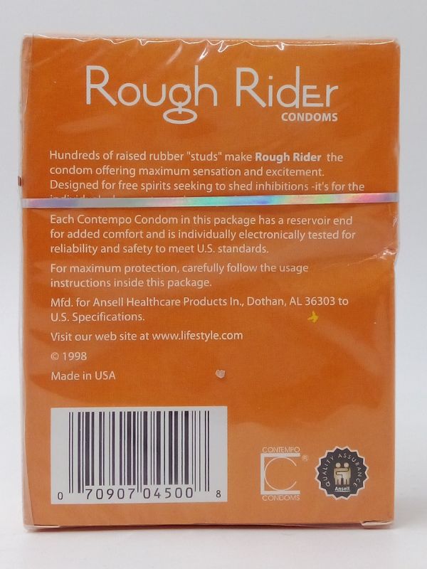 Rough Rider Condoms - 12 Studded Lubricated CondomsCondomswww.viga.pk