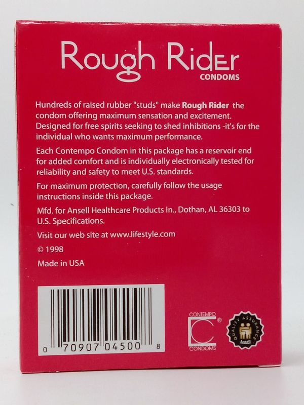 Rough Rider Condoms - 12 Vitamin E & Sensitive CondomsCondomswww.viga.pk