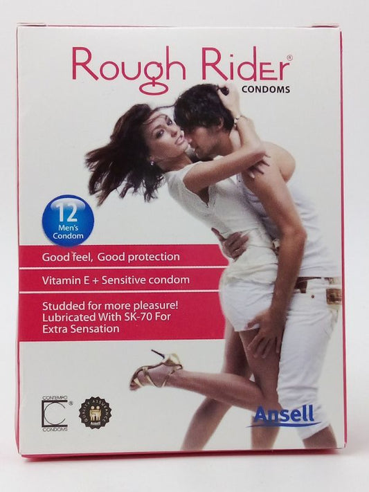 Rough Rider Condoms - 12 Vitamin E & Sensitive CondomsCondomswww.viga.pk