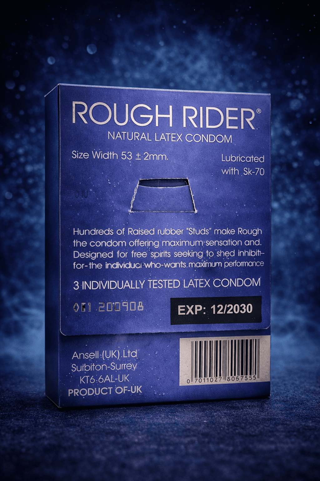 Rough Rider Studded & Lubricated Condoms – Pack of 3 | Natural LatexCondomswww.viga.pk