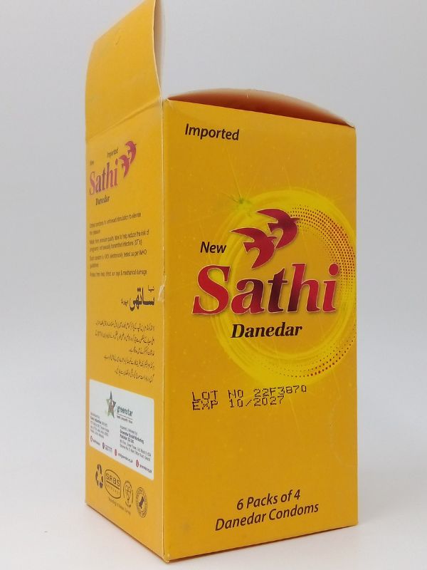 Sathi Condom Danedar - 6 x 4 Dotted CondomsCondomswww.viga.pk