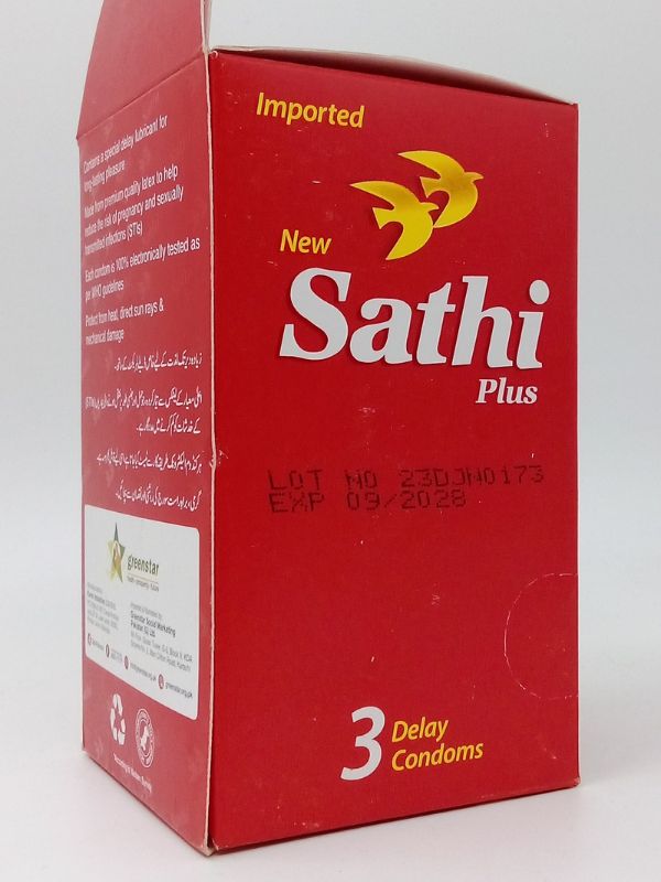 Sathi Delay Condom Pack - 6 x 3 Long Delay CondomsCondomswww.viga.pk