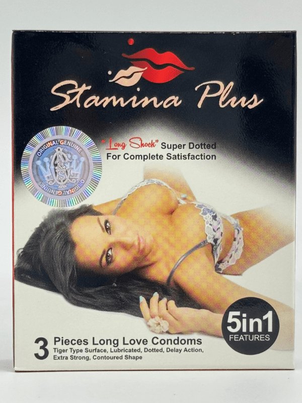 Stamina Plus Condoms - 3 Super Dotted CondomsCondomswww.viga.pk