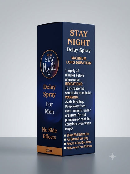 Stay Night Delay Spray – Premature Ejaculation Control Spray for MenMen Delay Spraywww.viga.pk
