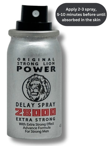 Strong Lion Power Delay Spray 45ML - 28000 Extra Strong EffectMen Delay Spraywww.viga.pk