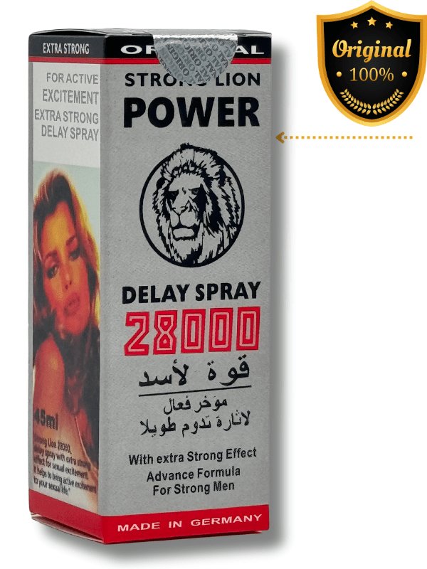 Strong Lion Power Delay Spray 45ML - 28000 Extra Strong EffectMen Delay Spraywww.viga.pk