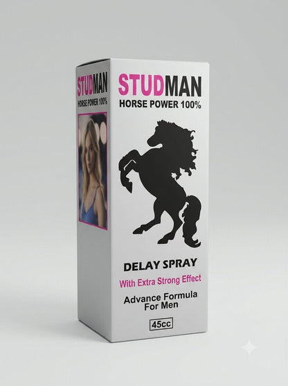 StudMan Delay Spray for Men – Lidocaine Long-Lasting Spray - Local MadeMen Delay Spraywww.viga.pk