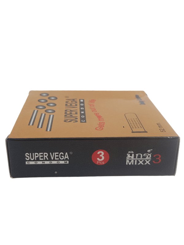 Super Vega Condoms 3 Pieces - GoldenCondomswww.viga.pk