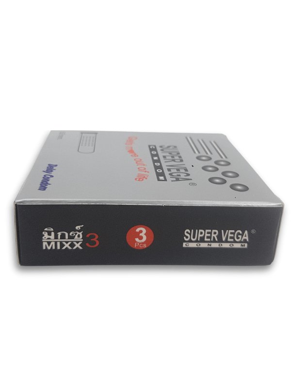 Super Vega Condoms 3 Pieces - SilverCondomswww.viga.pk