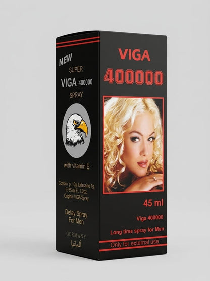 Super Viga 400000 BLACK Delay Spray For Men 45ML – Last 45+ Min | Lidocaine FormulaMen Delay Spraywww.viga.pk