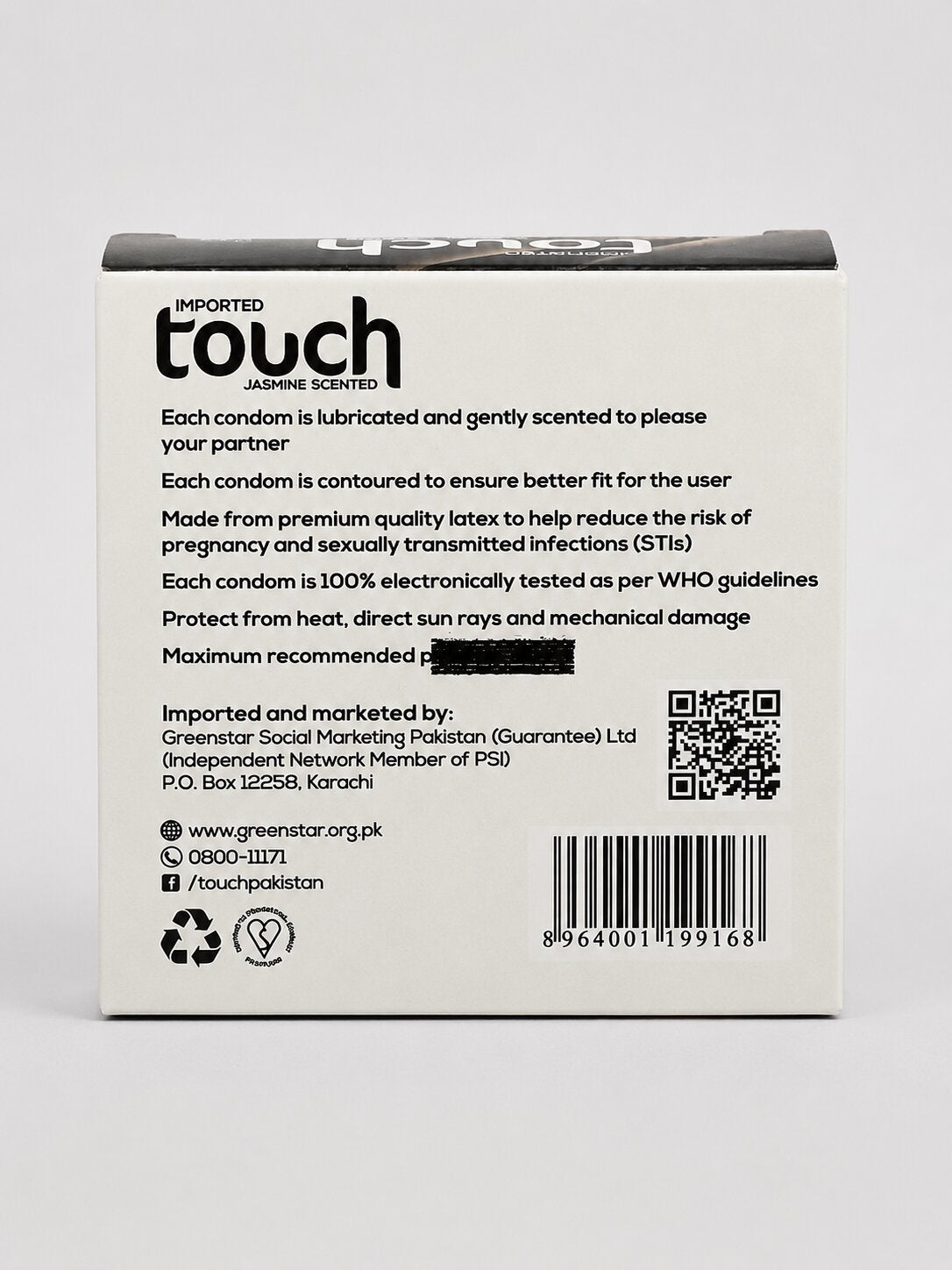 Touch Classic Jasmine Scented Condoms – Pack of 3 & 18 | Natural LatexCondomswww.viga.pk