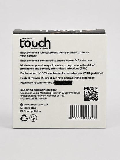 Touch Classic Jasmine Scented Condoms – Pack of 3 & 18 | Natural LatexCondomswww.viga.pk