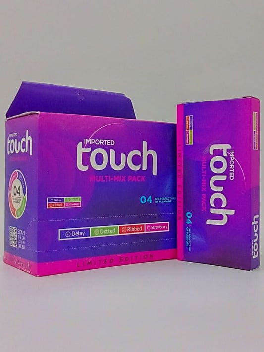 Touch Condoms Multi Mix Pleasure Pack - 6 x 4 Pack of CondomsCondomswww.viga.pk