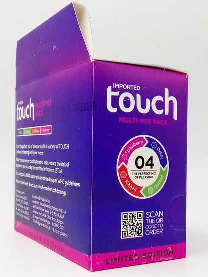 Touch Condoms Multi Mix Pleasure Pack - 6 x 4 Pack of CondomsCondomswww.viga.pk