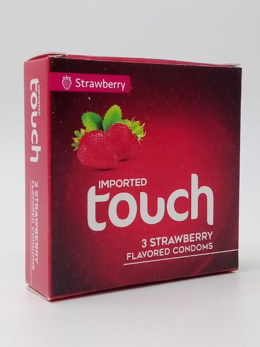 Touch Condoms Strawberry 3 PiecesCondomswww.viga.pk