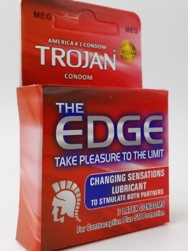 Trojan Condom The Edge 3 Pieces - Take Pleasure To The LimitCondomswww.viga.pk