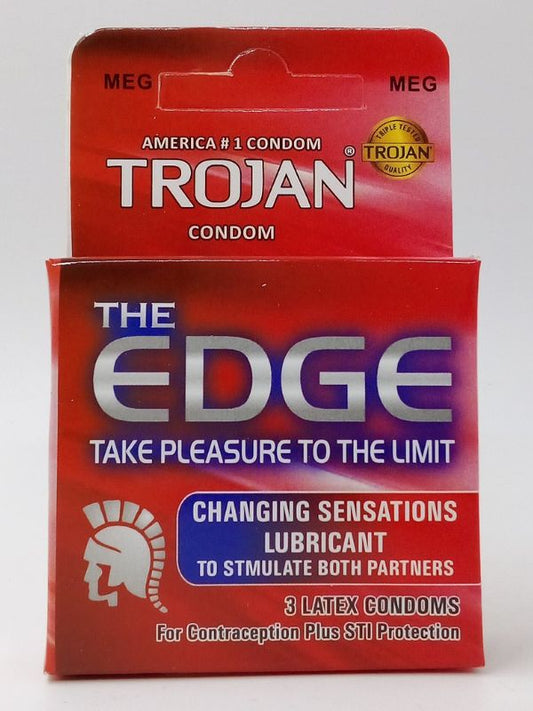 Trojan Condom The Edge 3 Pieces - Take Pleasure To The LimitCondomswww.viga.pk