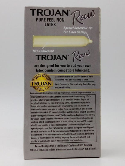 Trojan Condoms 12 Count - Pure Feel Non Latex CondomsCondomswww.viga.pk