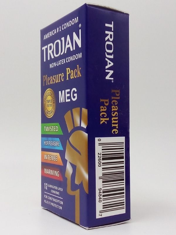 Trojan Condoms Pleasure Pack 12 Count - Deep Stimulating Ribbed CondomsCondomswww.viga.pk