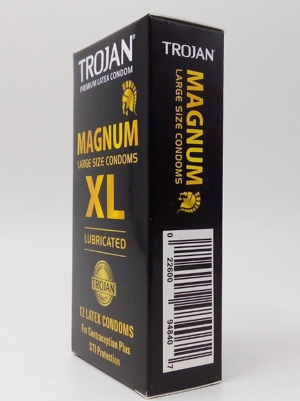 Trojan Magnum Condoms 12 Count - Lubricated Latex Large Size CondomsCondomswww.viga.pk