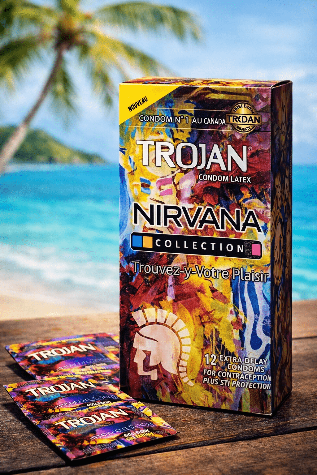 Trojan Nirvana Condoms - 12 Pack Extra Delay for Maximum PerformanceCondomswww.viga.pk