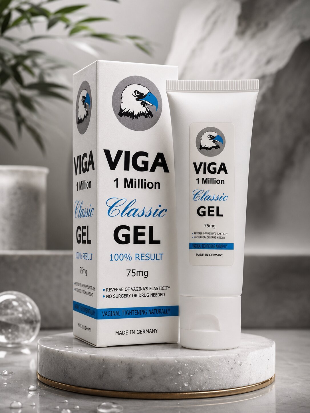 Viga 1 Million Classic Gel 75mg – Vaginal Tightening & Elasticity Gel for WomenVaginal Tightening Gelwww.viga.pk