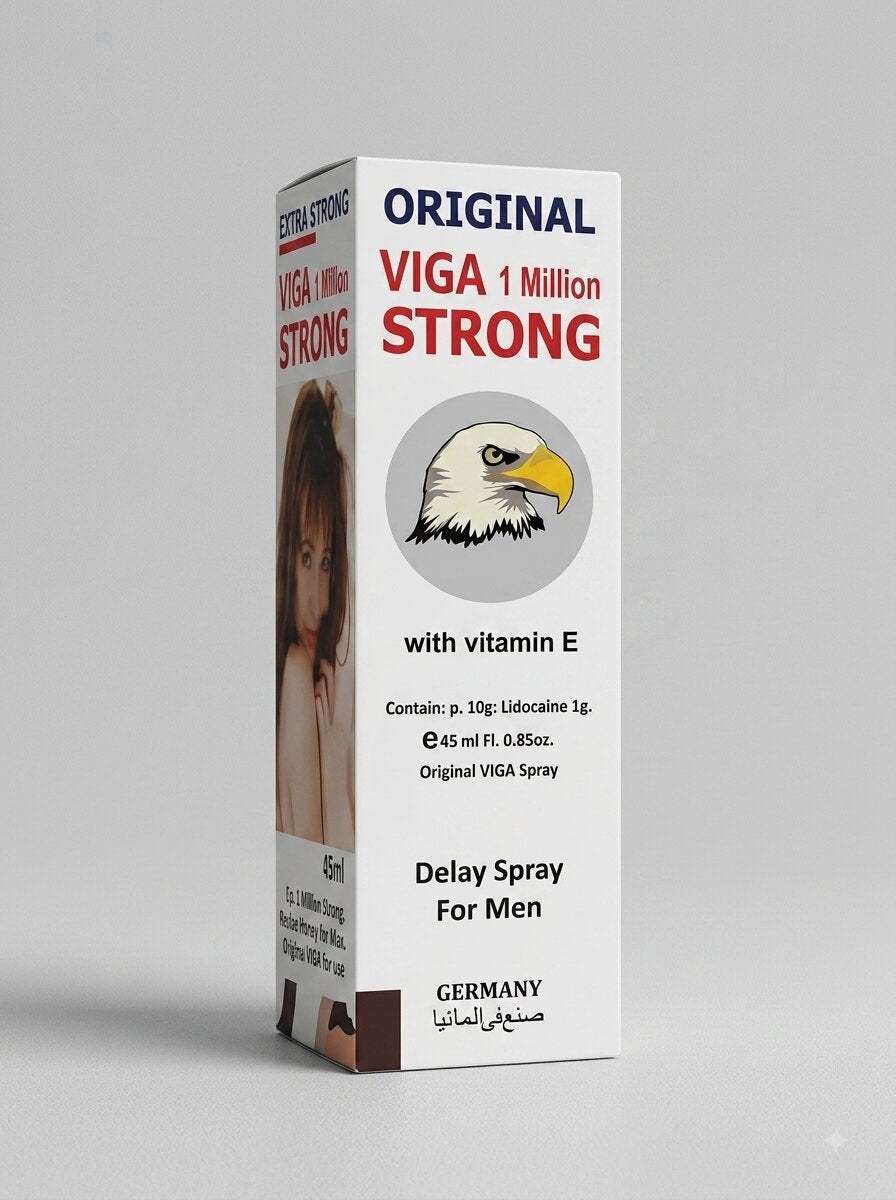 Viga 1 Million Delay Spray – Lidocaine Formula | 45ml | Locally Made in PakistanMen Delay Spraywww.viga.pk