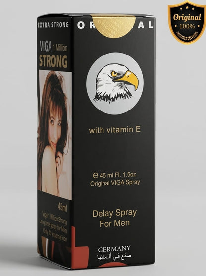 Viga 1 Million Strong Delay Spray for Men – Lidocaine, 45ml | Made in GermanyMen Delay Spraywww.viga.pk