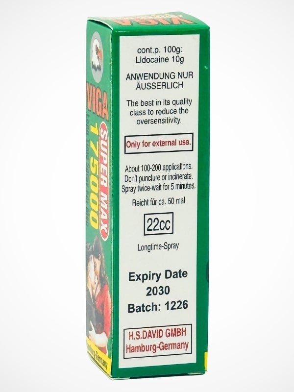 Viga 175000 Delay Spray - 22CC (Local Made)Men Delay Spraywww.viga.pk