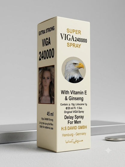 Viga 240000 Delay Spray for Men – Long-Lasting - Local MadeMen Delay Spraywww.viga.pk