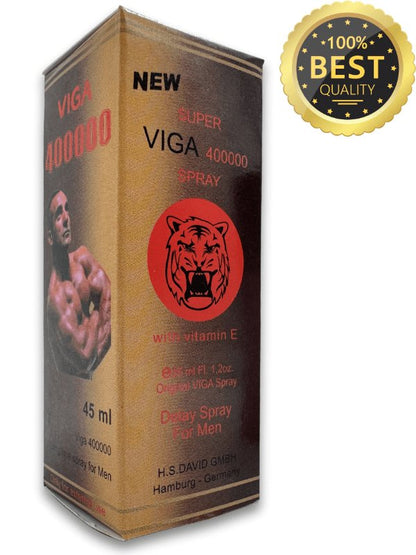 Viga 400000 Delay Spray (Brown) 45ML - Super Viga SprayMen Delay Spraywww.viga.pk