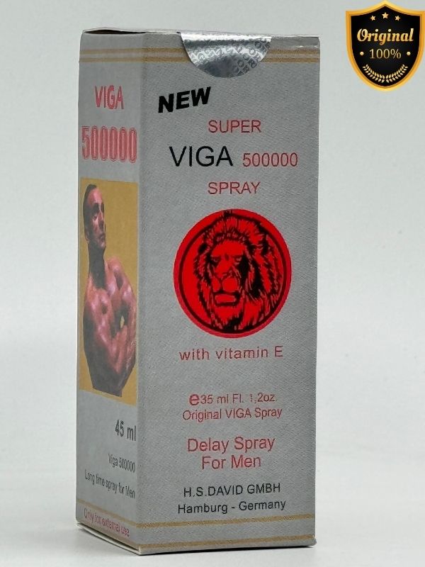 Viga 500000 Delay Spray 35ML (Silver) - Strong EffectMen Delay Spraywww.viga.pk