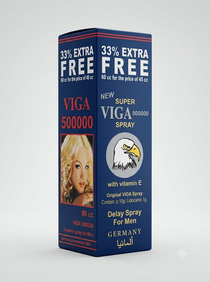 Viga 500000 Delay Spray 60ml – Lidocaine Long-Lasting Spray for Men (Local Made)Men Delay Spraywww.viga.pk