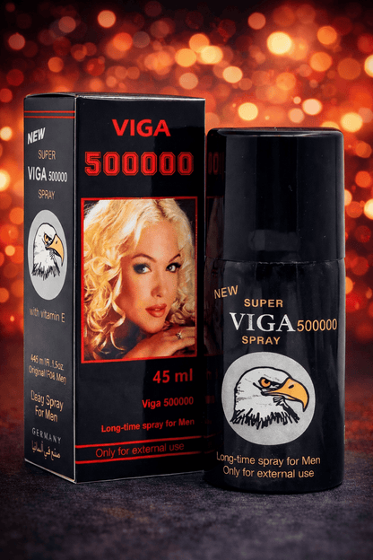 Viga 500000 Delay Spray (Black) - Long Time SprayMen Delay Spraywww.viga.pk