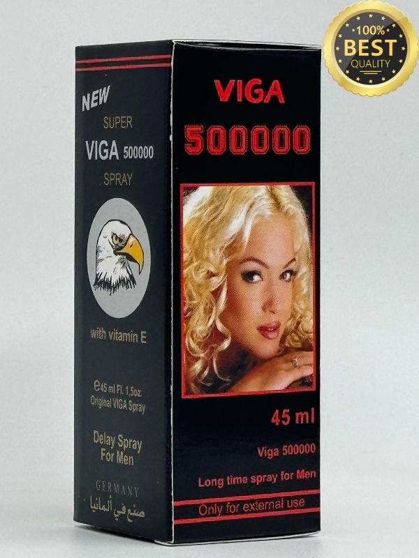 Viga 500000 Delay Spray (Black) - Long Time SprayMen Delay Spraywww.viga.pk