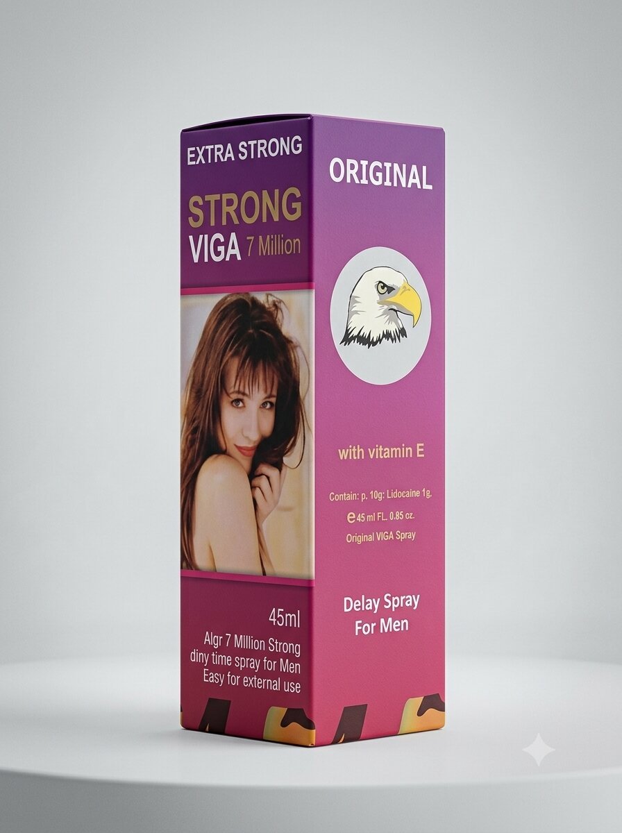 Viga 7 Million Delay Spray Extra Strong - Long-Lasting Timing | Local MadeMen Delay Spraywww.viga.pk