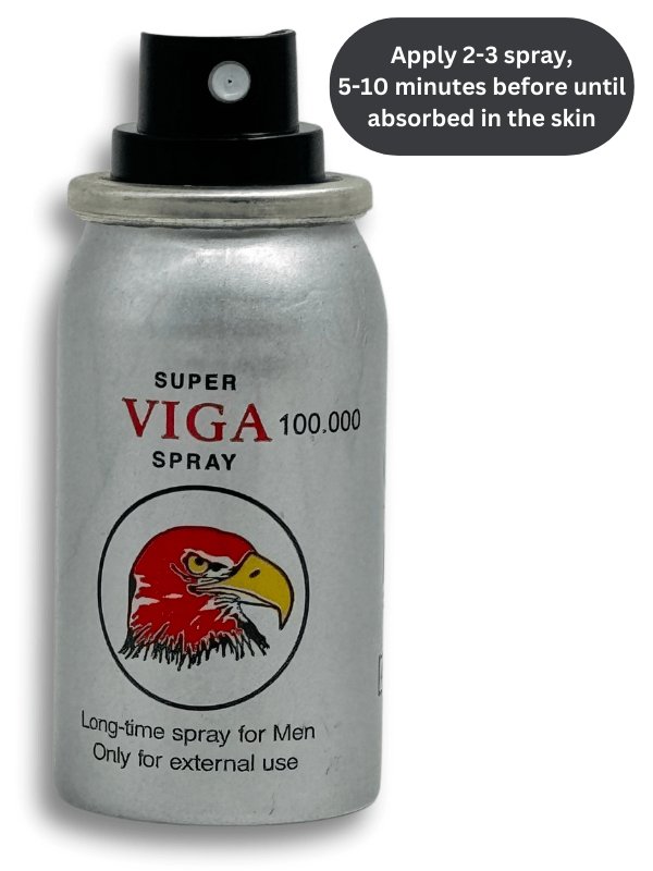 Viga Delay Spray 100000 For Men 45ML - Last Longer & Perform BetterMen Delay Spraywww.viga.pk