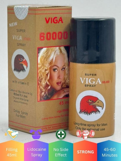 Viga Delay Spray For Men 45ML - Viga 60000 Long Time Delay SprayMen Delay Spraywww.viga.pk