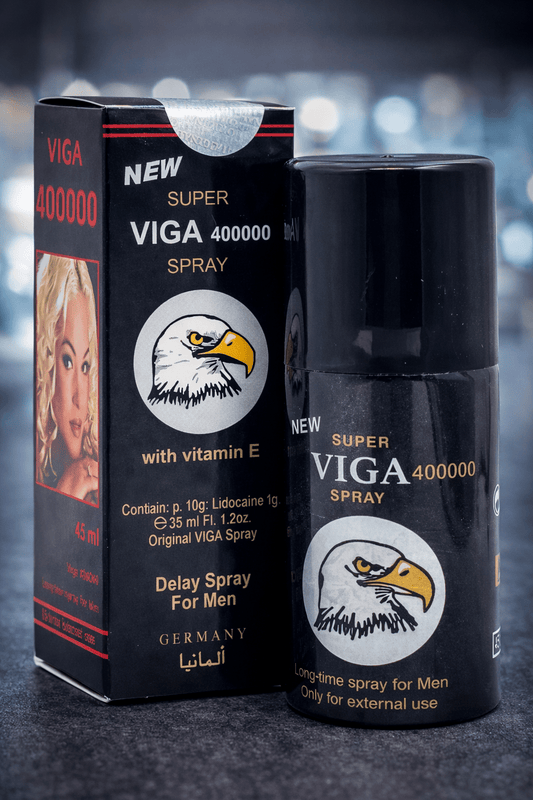 Viga Delay Spray For Men - Super Viga 400000 BLACKMen Delay Spraywww.viga.pk